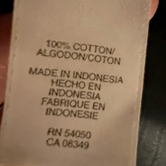 Jones New York Signature black button down, small ruffles alongside buttons - Picture 8 of 8